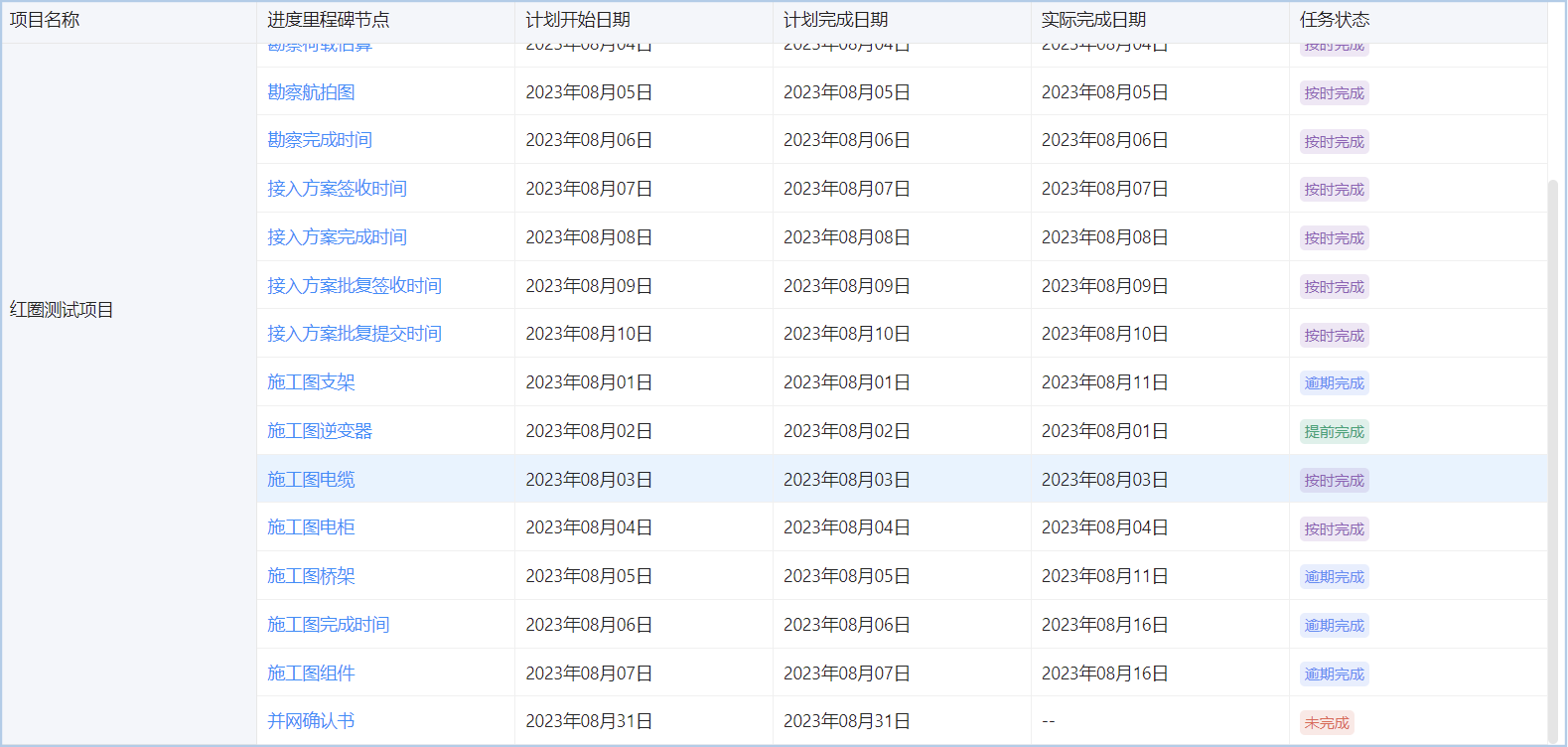 光伏項目管理系統
